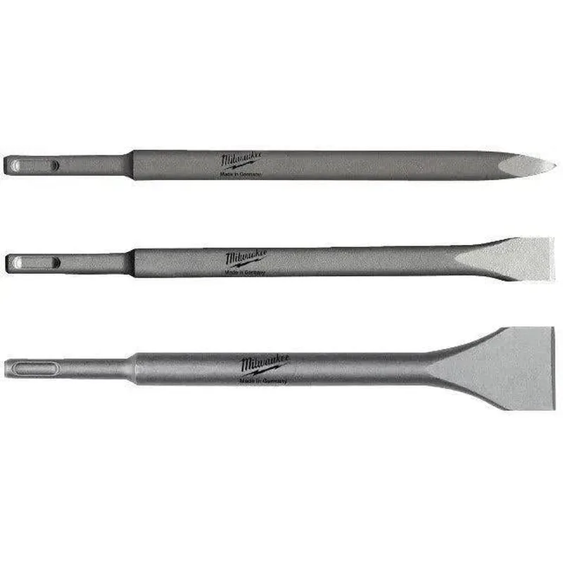 Milwaukee 3-delig SDS-Plus beitelset - 4932430001 van Milwaukee – productafbeelding