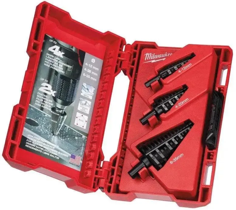 Milwaukee 3-delig Stappenboorset - 48899399 de Milwaukee – image du produit