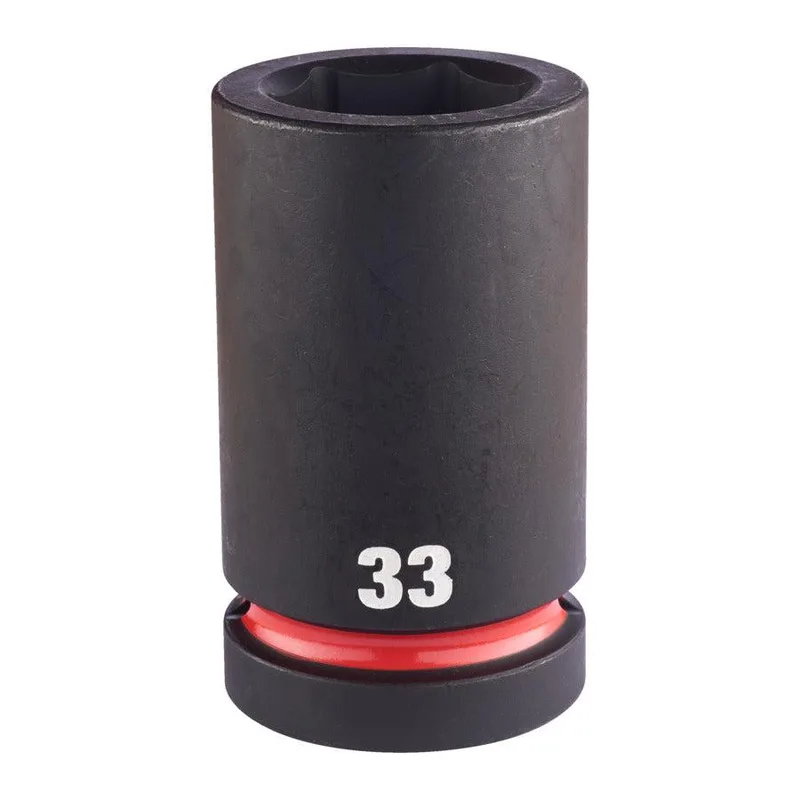Milwaukee 33 mm 1" Krachtdop lang - ShockWave™ - 4932480427 by Milwaukee – product image