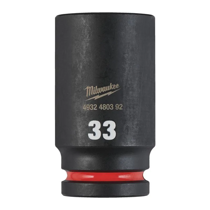 Milwaukee 33 mm 3/4" Krachtdop lang - ShockWave™ - 4932480392 by Milwaukee – product image
