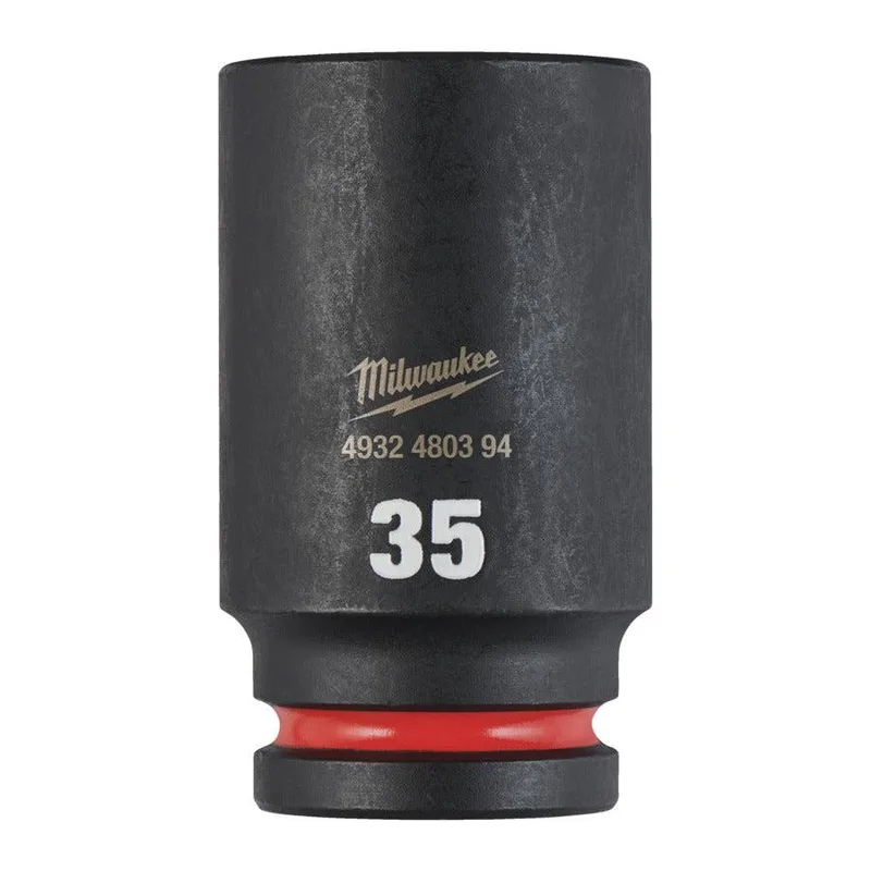 Milwaukee 35 mm 3/4" Krachtdop lang - ShockWave™ - 4932480394 by Milwaukee – product image