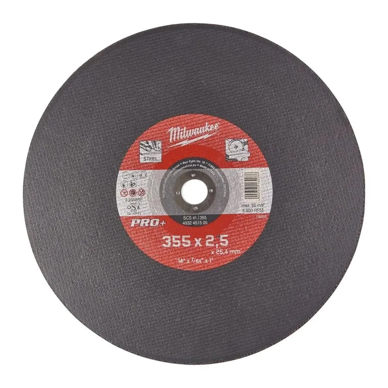 Milwaukee 355 x 2,5 x 25 mm Metaalzaagblad voor afkortzaagmachines PRO+ SC 41 / - 4932451505 von Milwaukee – Produktbild
