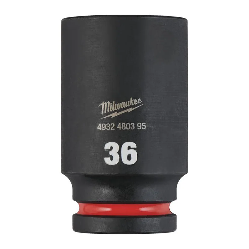 Milwaukee 36 mm 3/4" Krachtdop lang - ShockWave™ - 4932480395 by Milwaukee – product image