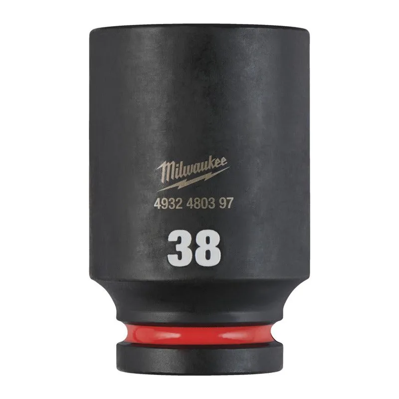 Milwaukee 38 mm 3/4" Krachtdop lang - ShockWave™ - 4932480397 by Milwaukee – product image