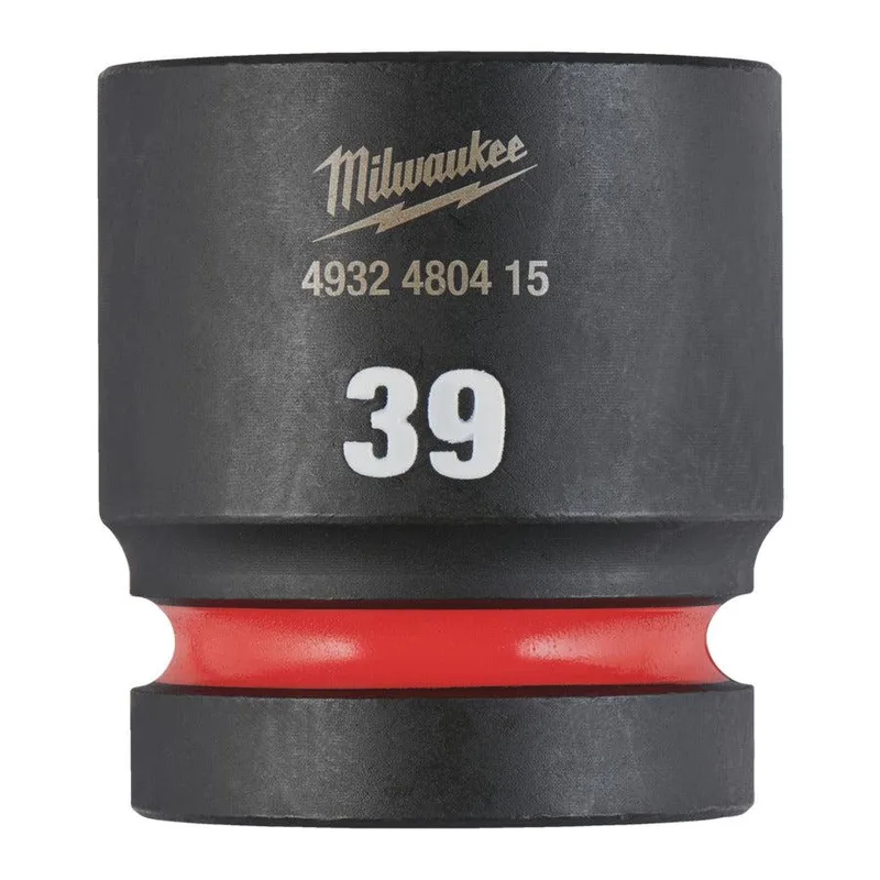 Milwaukee 39 mm 1" Krachtdop kort - ShockWave™ - 4932480415 by Milwaukee – product image