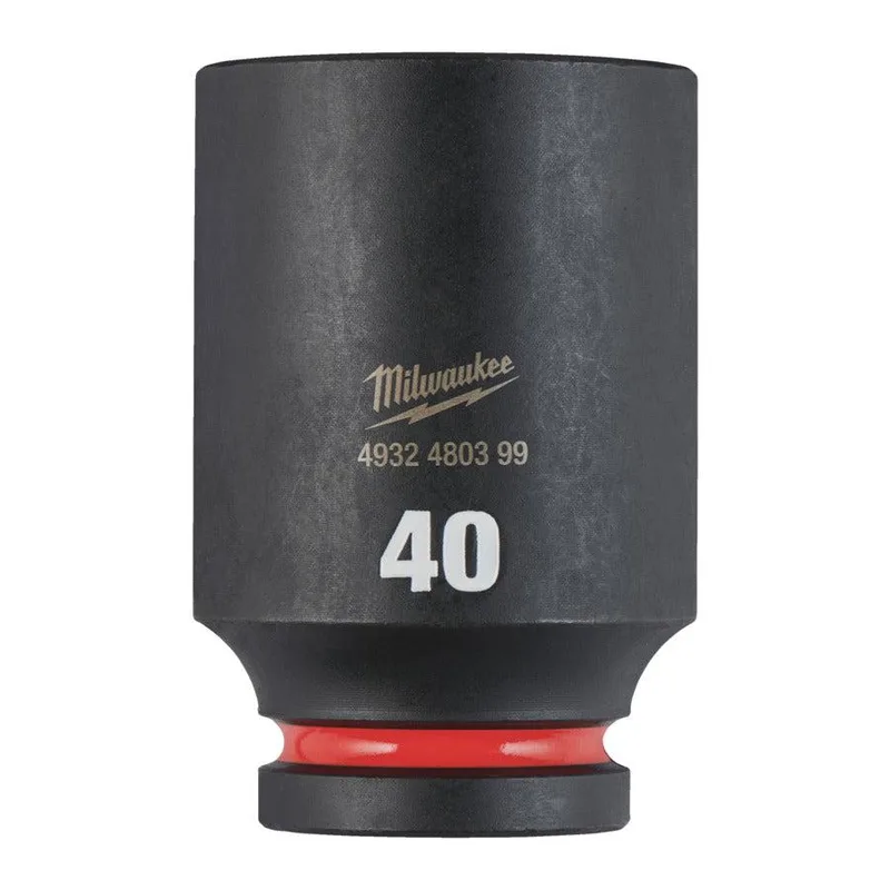 Milwaukee 40 mm 3/4" Krachtdop lang - ShockWave™ - 4932480399 by Milwaukee – product image