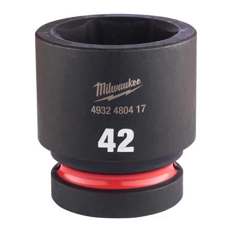 Milwaukee 42 mm 1" Krachtdop kort - ShockWave™ - 4932480417 by Milwaukee – product image
