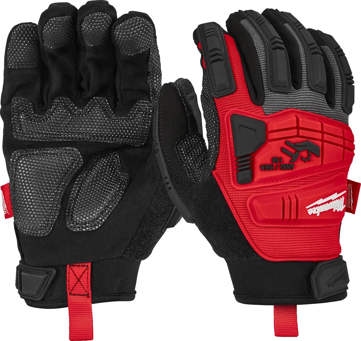 Milwaukee 4932471908 Sloophandschoenen Impact Demolition Gloves - 8/M - 1pc de Milwaukee, Rouge – image du produit