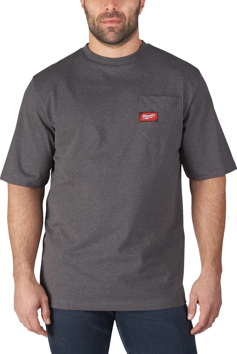 Milwaukee 4933478234 Werkshirts met korte mouwen - WTSSG de Milwaukee, Gris – image du produit