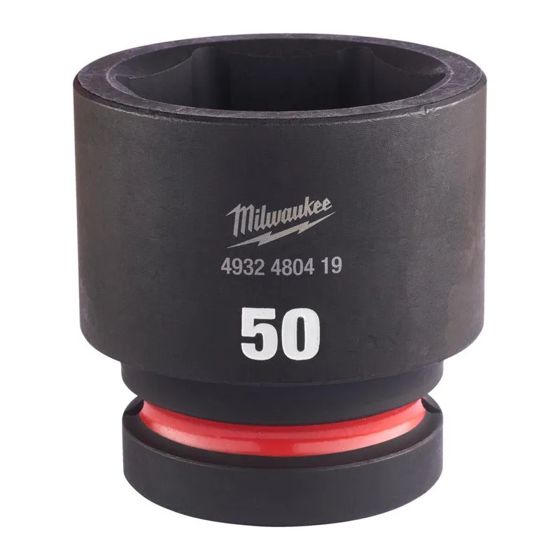 Milwaukee 50 mm 1" Krachtdop kort - ShockWave™ - 4932480419 by Milwaukee – product image