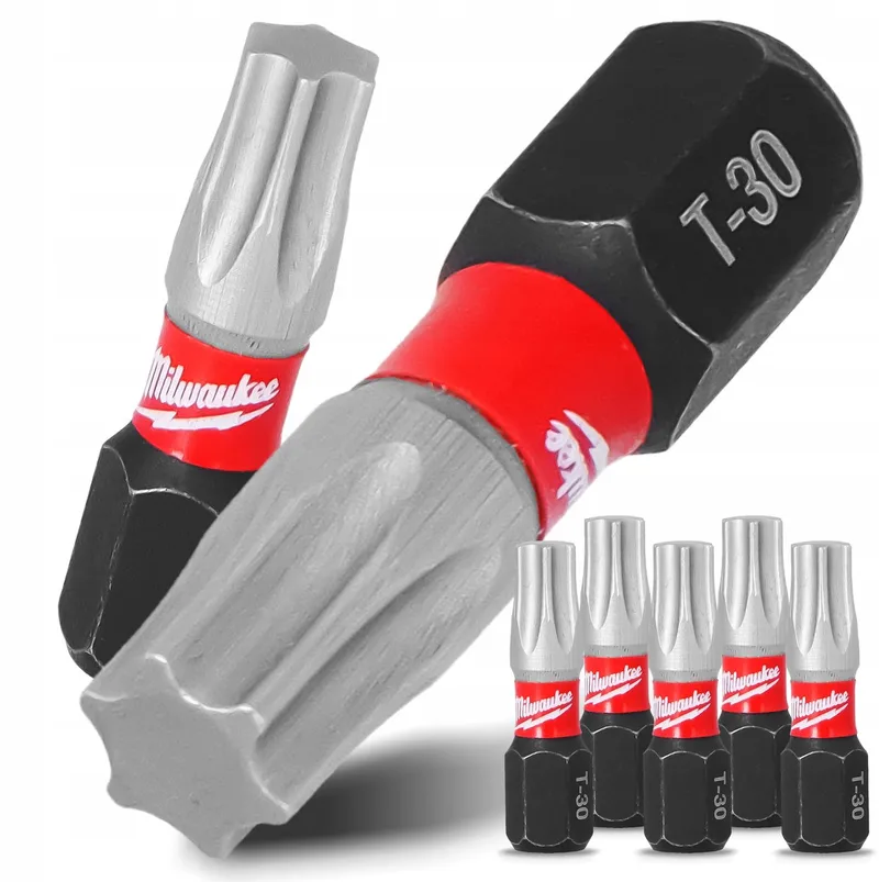 Milwaukee 5x TX30 Impact Bit 25mm Magnetische Schroefbit Torx by Milwaukee – product image