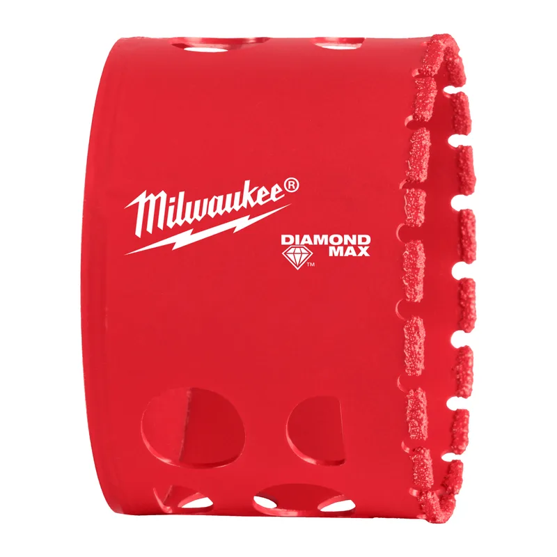 Milwaukee 64 mm Diamantboor 5/8" x 18 - DIAMOND MAX Nat/Droog - 4932500119 von Milwaukee – Produktbild