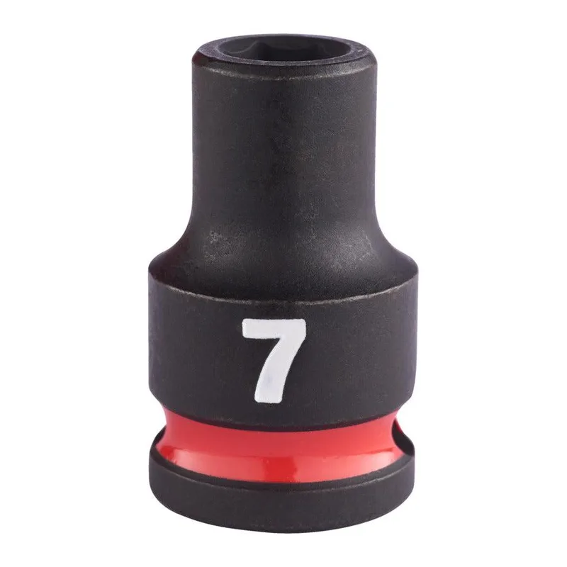 Milwaukee 7 mm 3/8" Krachtdop kort - ShockWave™ - 4932480264 by Milwaukee – product image