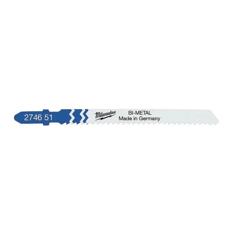 Milwaukee 75 x 2,5 mm Traditionele decoupeerzaagbladen Bi T101A sp. - (5 stuks) - 4932274651 de Milwaukee – image du produit