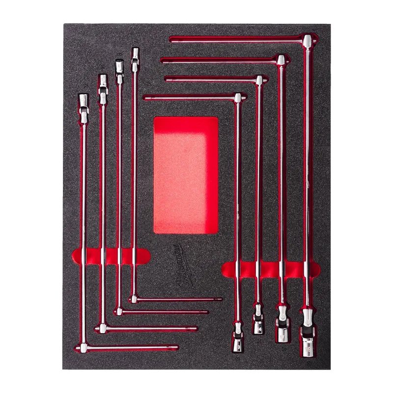 Milwaukee 8-delig Foam inlay T-dopsleutelset met cardangewricht - TOOLGUARD™ - 4932499113 von Milwaukee – Produktbild