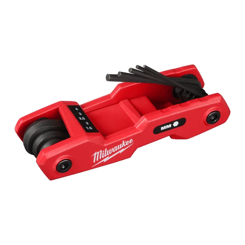 Milwaukee 8-delig Inbussleutel set vouwbaar - 4932480978 by Milwaukee – product image