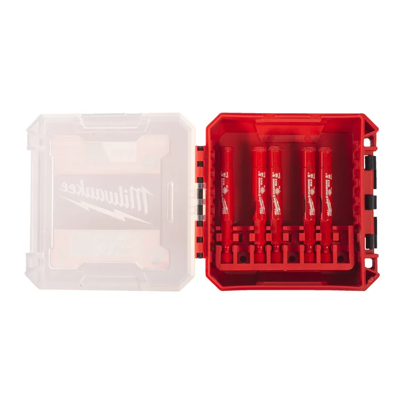 Milwaukee 8 mm Diamantboor 1/4" HEX - DIAMOND MAX Nat/Droog (5 stuks) - 4932498301 de Milwaukee – image du produit