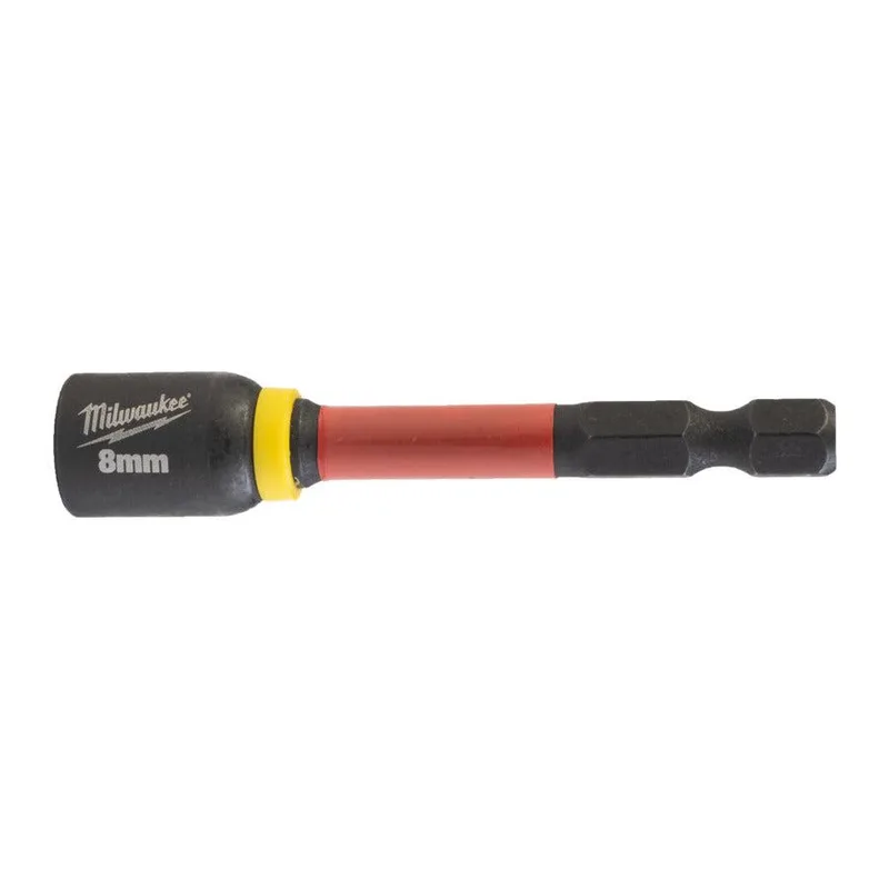 Milwaukee 8 x 65 mm Magnetische Slagdop - SHOCKWAVE™ - 4932492439 von Milwaukee – Produktbild