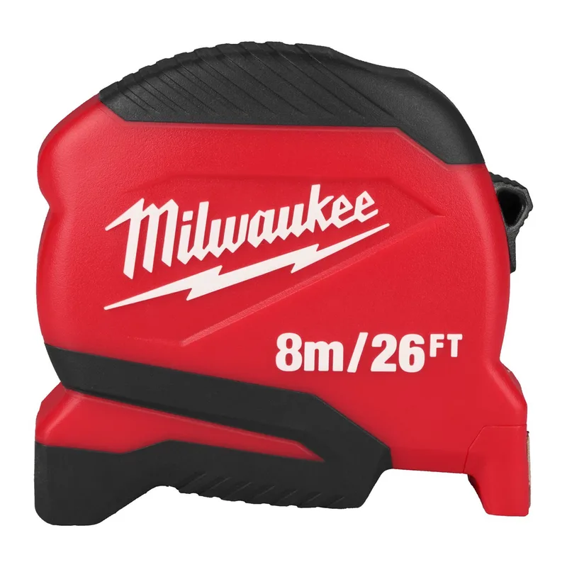 Milwaukee 8m 25mm COMPACT Rolmaat / 26ft x Gen2 - 4932498781 de Milwaukee – image du produit