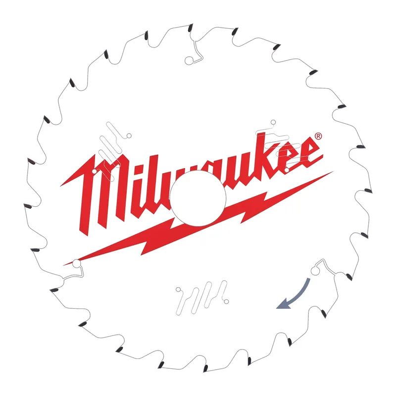 Ø 210mm Asgat 30mm 24T Cirkelzaagblad voor Hout - 4932478095 de Milwaukee – image du produit
