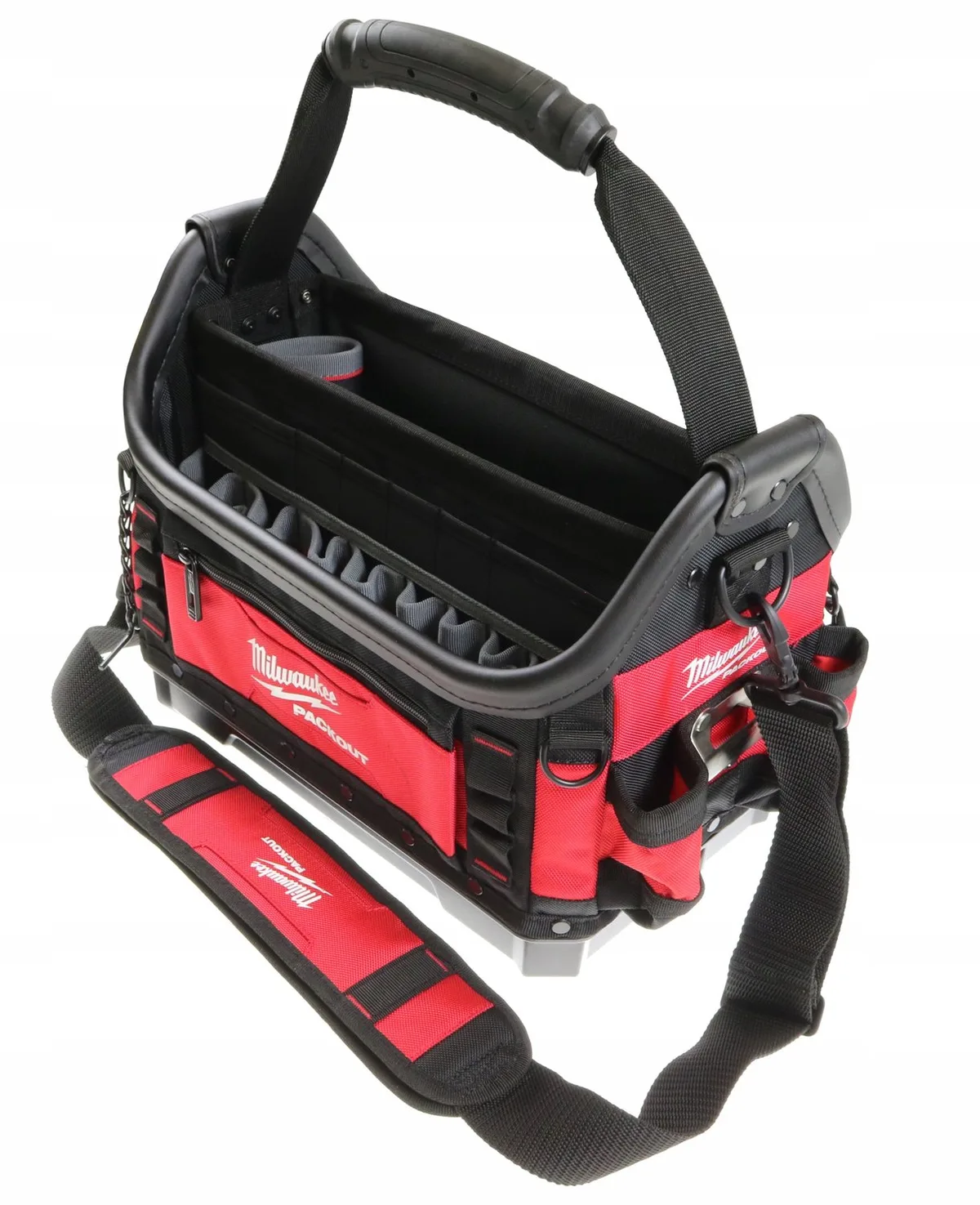 PACKOUT Versterkte Gereedschapstas Schouder 38cm fra Milwaukee, Sort – produktbillede