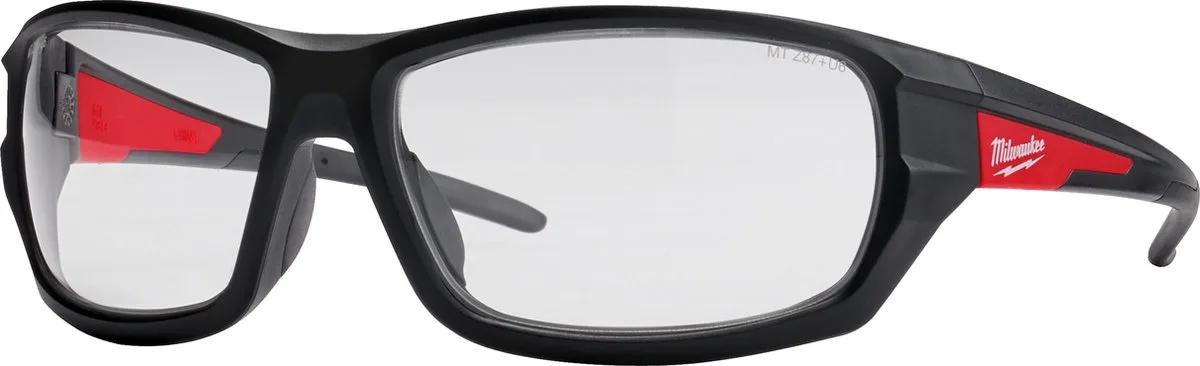 Performance Veiligheidsbril Transparant de Milwaukee, Helder, Transparent – image du produit