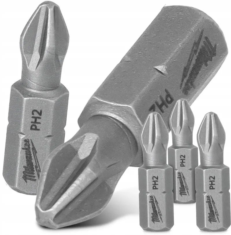 PH2 Bits 25mm Magnetisch - 3 Stuks van Milwaukee – productafbeelding