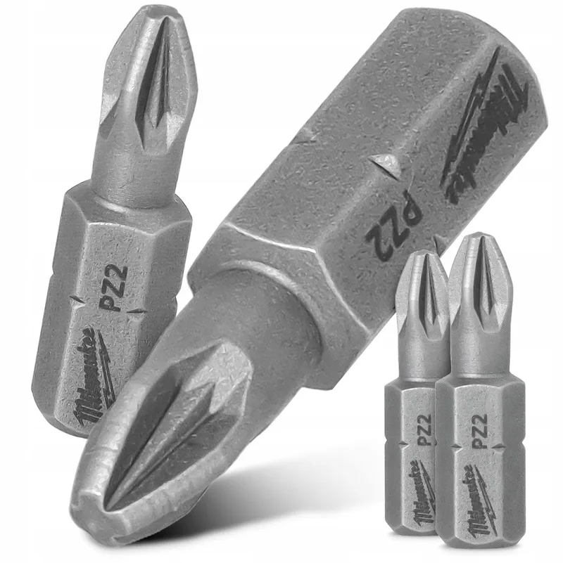 PZ2 Bits 25mm Magnetisch 2 Stuks - Staal S2 fra Milwaukee – produktbillede