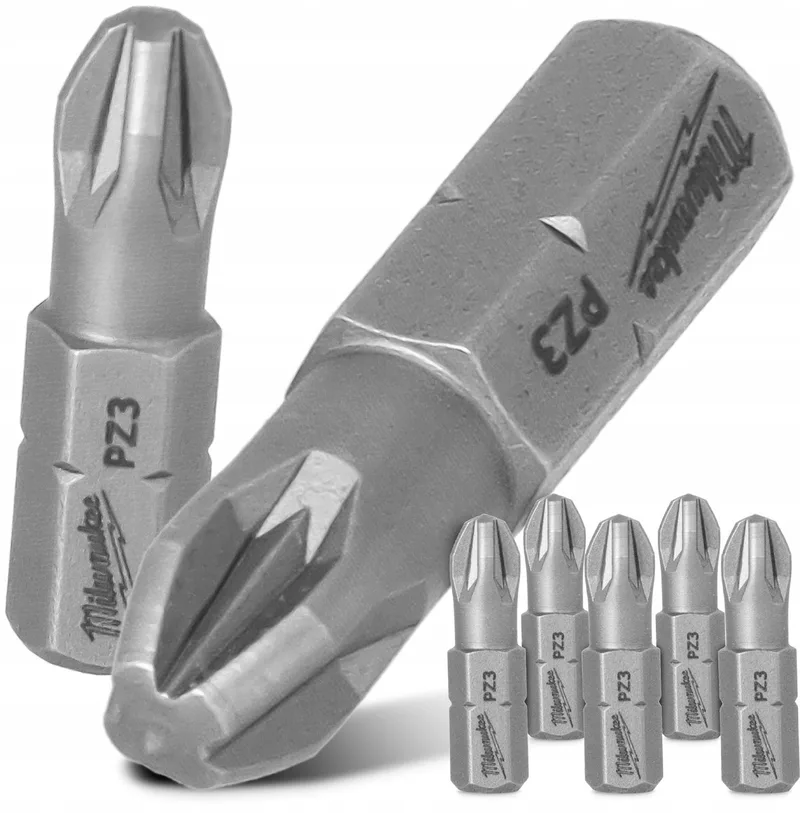 PZ3 Bit 25mm Magnetisch 5 Stuks - S2 Staal von Milwaukee – Produktbild