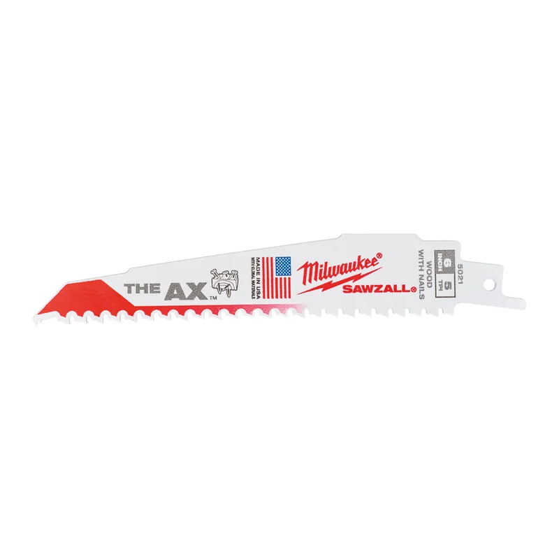 Reciprozaagblad SAWZALL hout 150 mm AX 5 TPI (5 stuks) - 48475021 de Milwaukee – image du produit