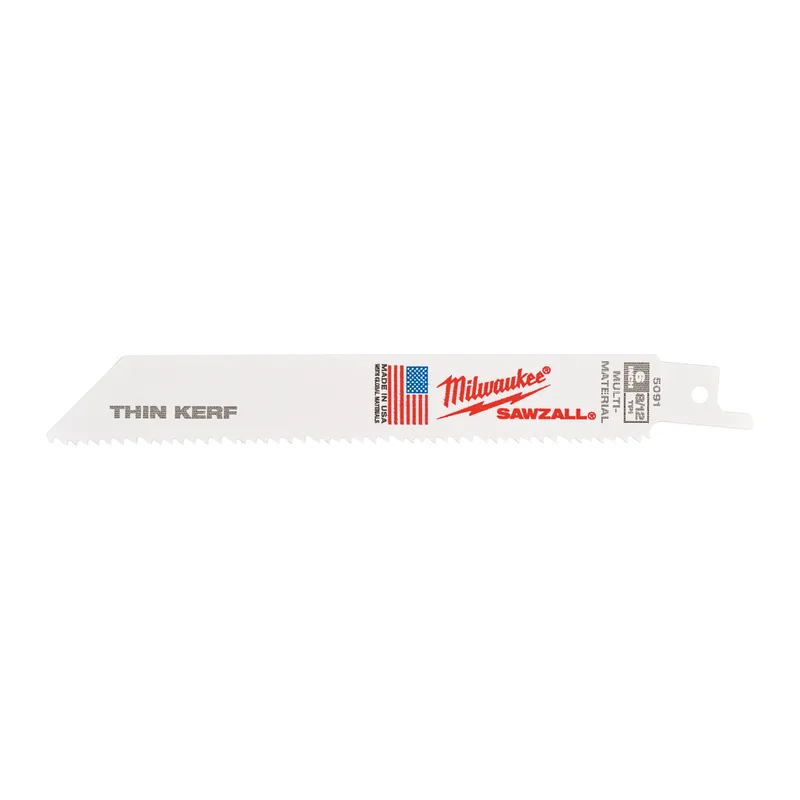 Reciprozaagblad SAWZALL hout, metaal en kunststof 150 mm 8/12 TPI (5 stuks) - 48475091 von Milwaukee – Produktbild