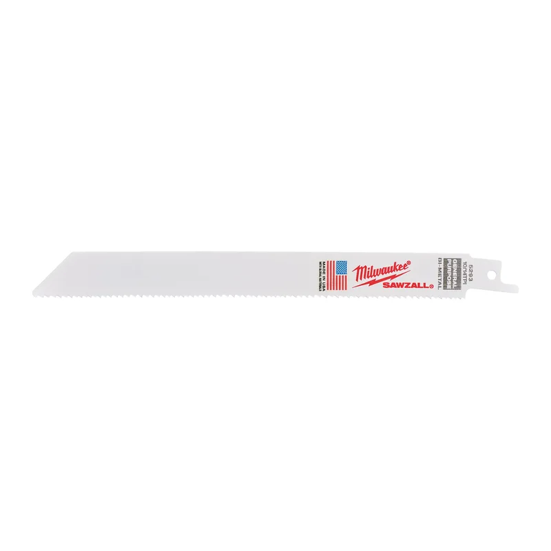 Reciprozaagblad SAWZALL hout, metaal en kunststof 200 mm 10/14 TPI (5 stuks) - 48475193 de Milwaukee – image du produit