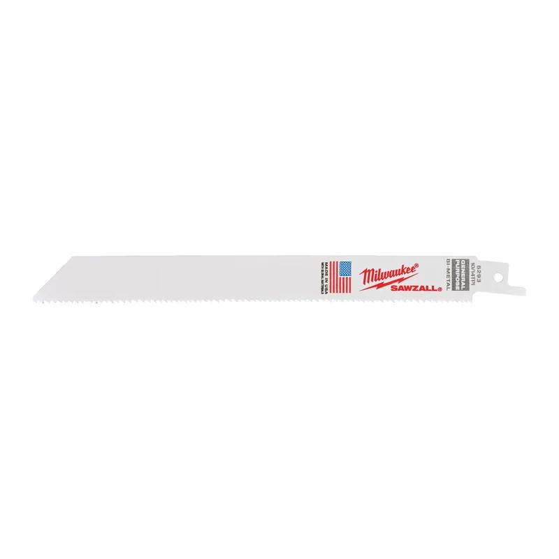 Reciprozaagblad SAWZALL hout, metaal en kunststof 200 mm 10/14 TPI (50 stuks) - 48016293 de Milwaukee – image du produit