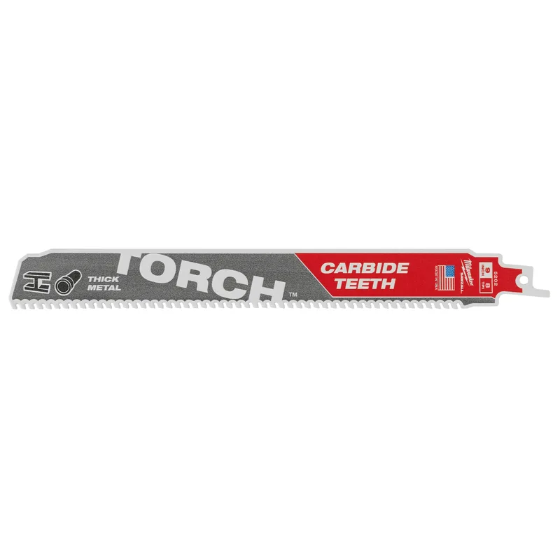 Reciprozaagblad SAWZALL metaal 230 mm Carbide TORCH 8 TPI (5 stuks) - 48475502 von Milwaukee – Produktbild
