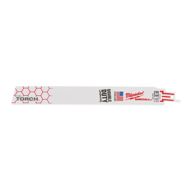 Reciprozaagblad SAWZALL metaal 230 mm Heavy Duty TORCH 10 TPI (5 stuks) - 48475713 de Milwaukee – image du produit