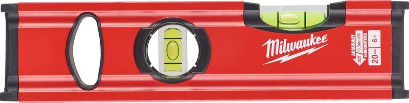 REDSTICK Slim Waterpas 20 cm - 4932472091 de Milwaukee, Rouge, Noir – image du produit