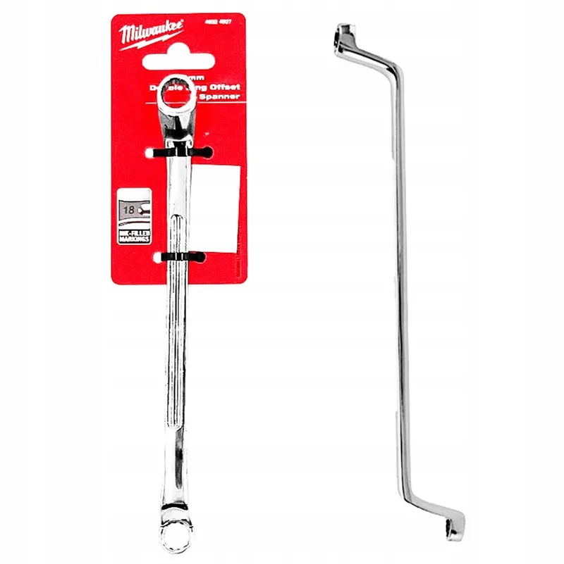 Ringsleutel 19x22mm 75° Gebogen - 2 Stuks de Milwaukee – image du produit