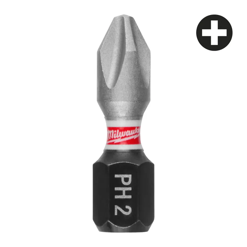 Schroefbit PH2 25 mm SHOCKWAVE (25 stuks) - 4932430853 by Milwaukee – product image