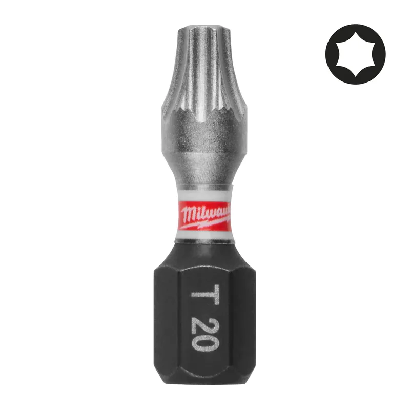 Schroefbit TX20 25 mm SHOCKWAVE (25 stuks) - 4932430875 by Milwaukee – product image