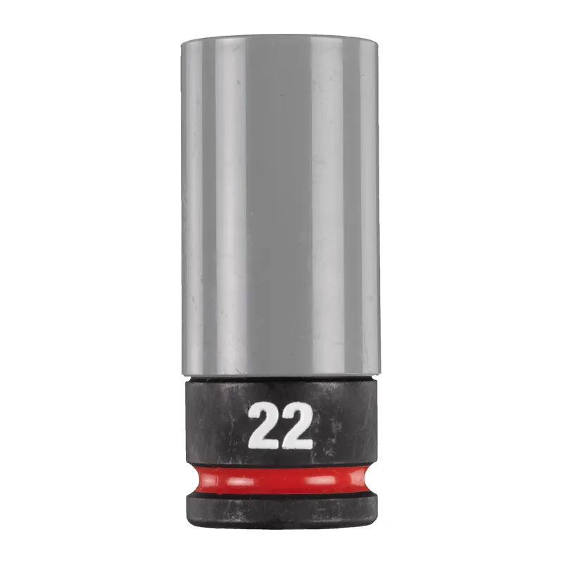 SHOCKWAVE 1/2" Slagmoerdop met sleeve HEX 22 mm - 4932493374 by Milwaukee – product image
