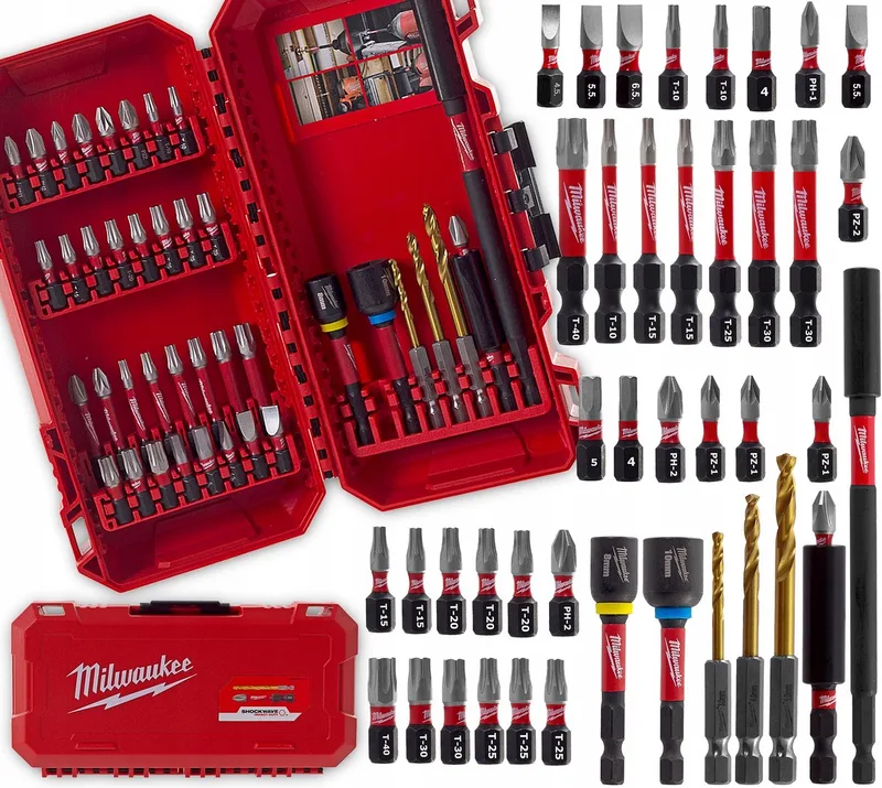 Shockwave Bitset 40 Piercing met Magnetische Houder & Bits de Milwaukee – image du produit