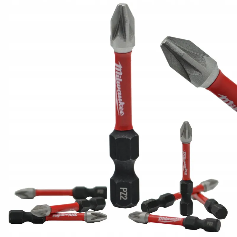 SHOCKWAVE Impact Bit PZ2 50mm 1/4" HEX - 1 Stuk by Milwaukee – product image