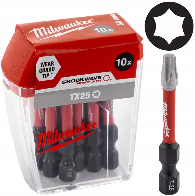 Shockwave Impact Duty™ schroefbits CD Tic Tac TX25 x 50 mm - 10 stuks - 4932430882 von Milwaukee – Produktbild