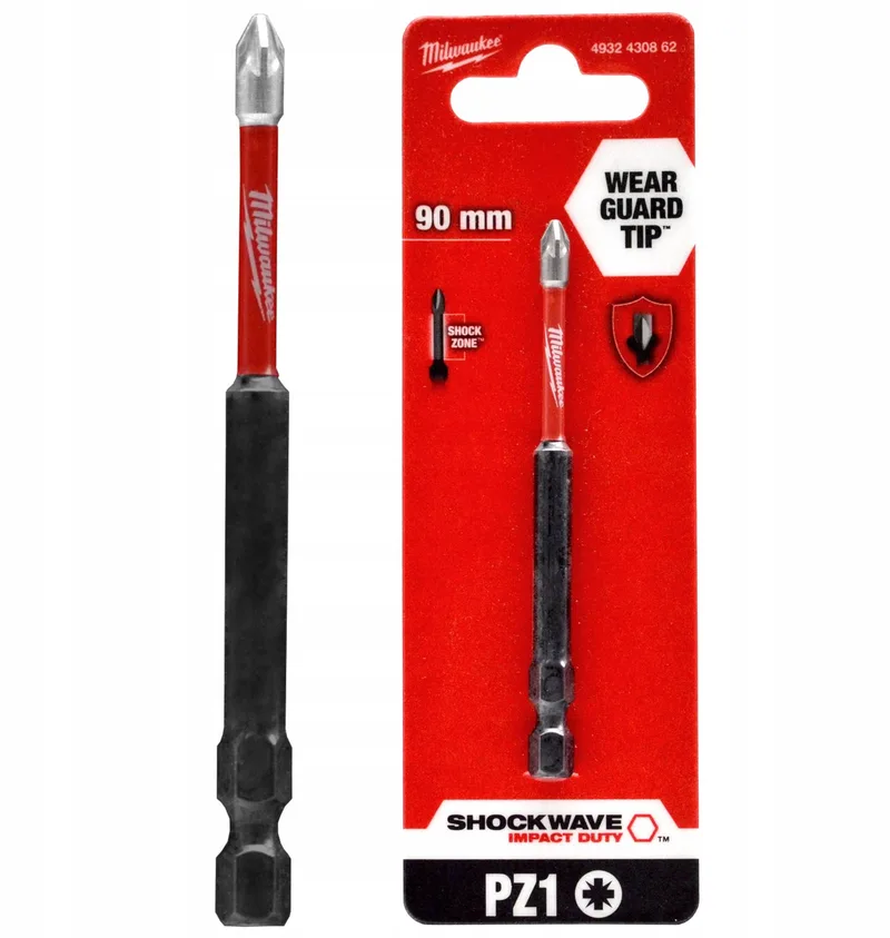 Shockwave Impact Duty™ schroefbits Shockwave PZ1 x 90 mm - 1 st - 4932430862 by Milwaukee – product image