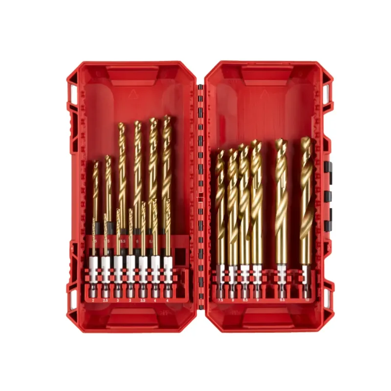 Shockwave-Metallbohrer HSS-G Hex-Titan -1-4-Zoll - 19-tlg. von Milwaukee – Produktbild