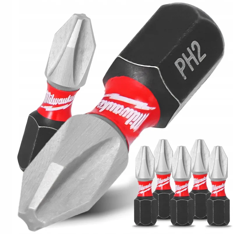 SHOCKWAVE PH2 Bits 25mm - 5 stuks, Magnetisch by Milwaukee – product image