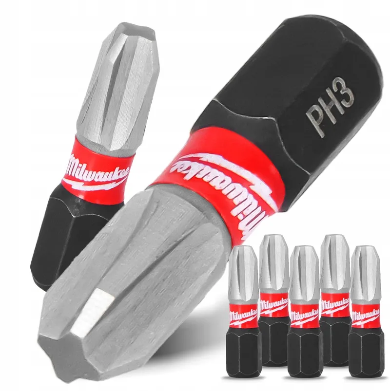 SHOCKWAVE PH3 Bit 25mm Magnetisch - 5 Stuks van Milwaukee – productafbeelding