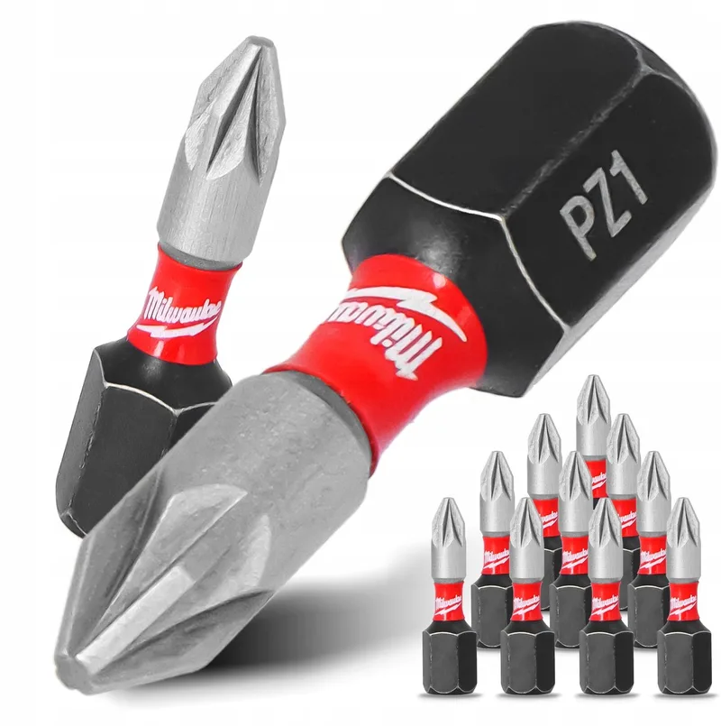 SHOCKWAVE PZ1 25mm Bit Udarowy (10 stuks) by Milwaukee – product image