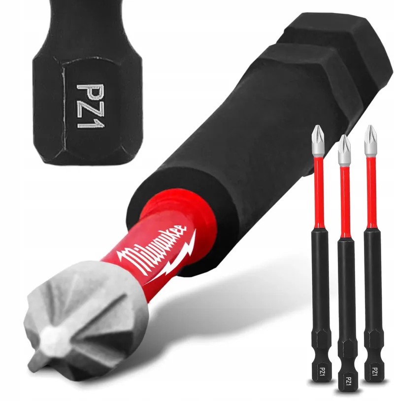 SHOCKWAVE PZ1 Bits 90mm - 3 Stuks - Impact Duty von Milwaukee – Produktbild