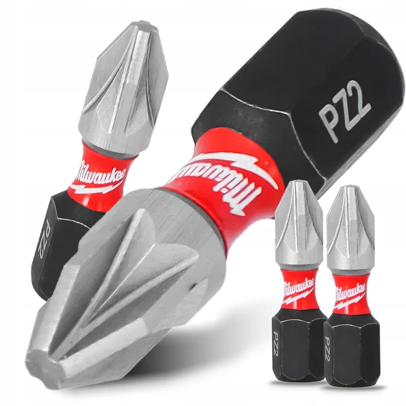 SHOCKWAVE PZ2 25mm Impact Bits (2 stuks) - Magnetisch von Milwaukee – Produktbild